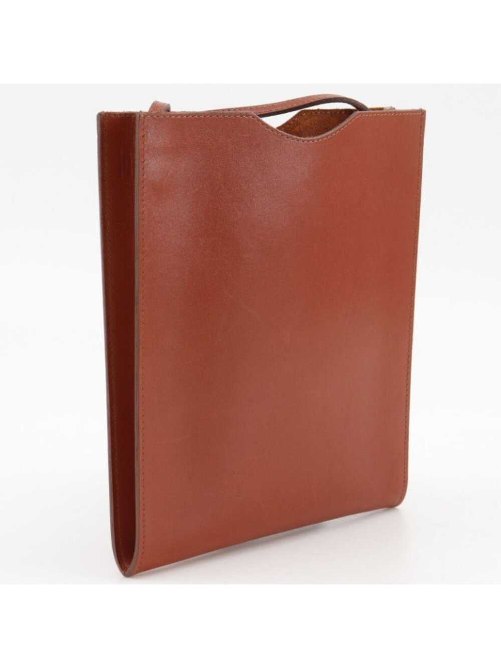 Hermes Omenitu Box Calf Red Brown Shoulder - Picture 3 of 10